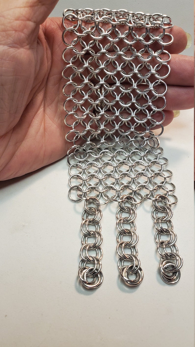 Wide aluminum choker Challenge the lowest Max 90% OFF price of Japan ☆ chainmail
