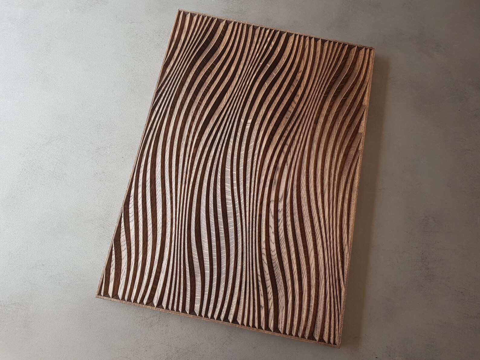 Oak Wall Panel 28x20'' Carved Decor. Home Interior Etsy