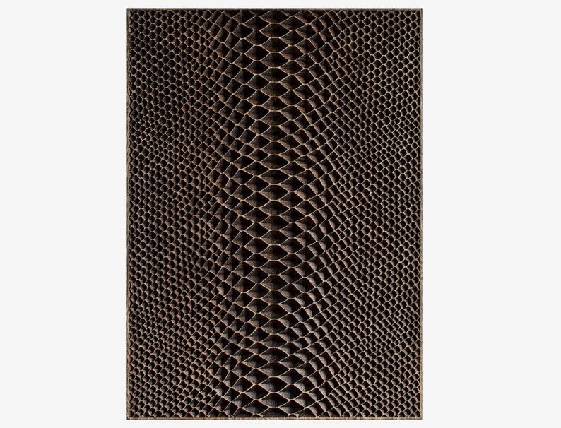 Intricate Graved Panels, corals and snake motif – Sophisticated Trio: elegance, detail, and nature’s symbolism in one refined composition. image 3