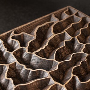 Intricate Graved Panels, corals and snake motif – Sophisticated Trio: elegance, detail, and nature’s symbolism in one refined composition. image 9