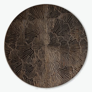 Extra large round wall art Wooden wall hanging Above bed mandala Wall decor Floral wooden wall art  Oak wood sculpture Living room