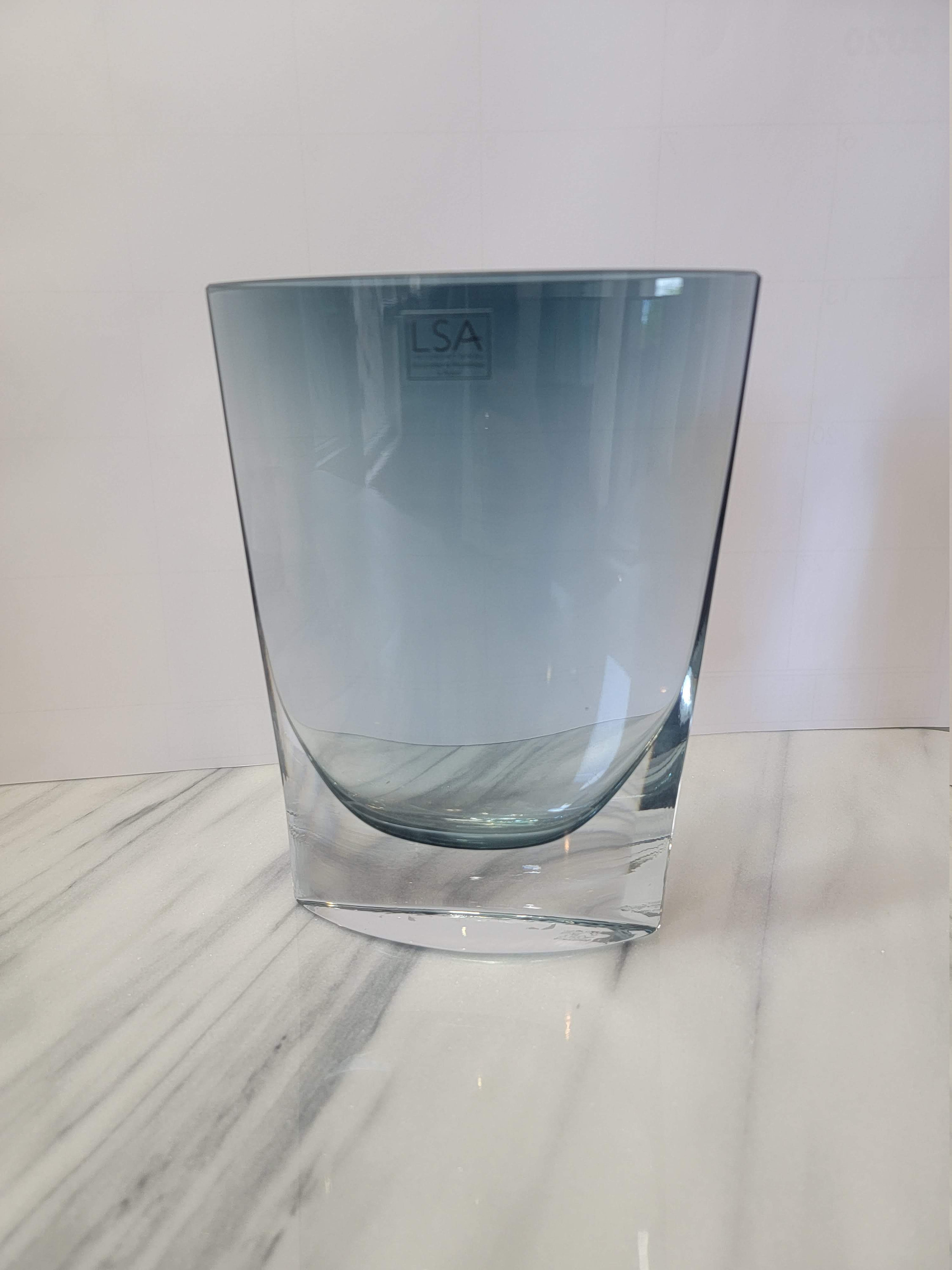 LSA International Glass Vase Hand Crafted and Mouth Blown in Etsy