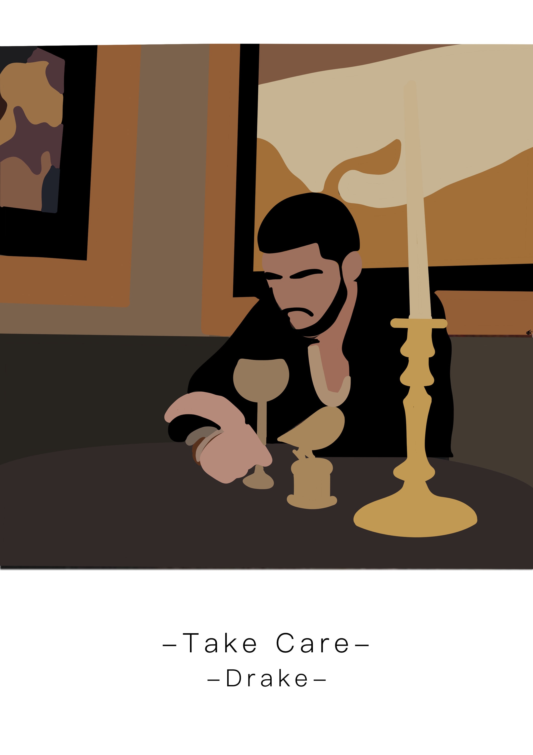 drake album cover take care