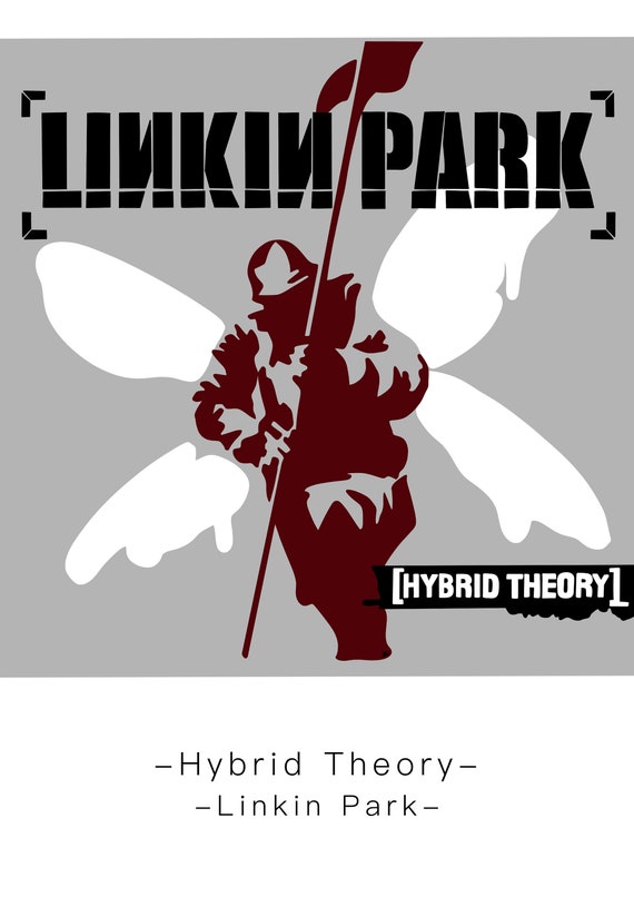 Linkin Park Hybrid Theory Album Artwork Digital Etsy