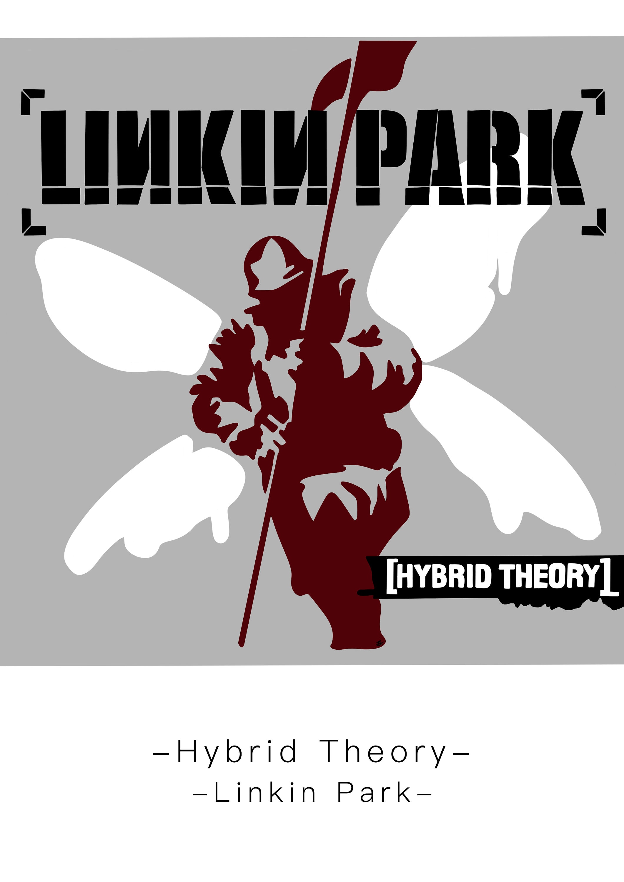 Linkin Park Hybrid Theory Ilustraciones del álbum A4 Digital Download Etsy España