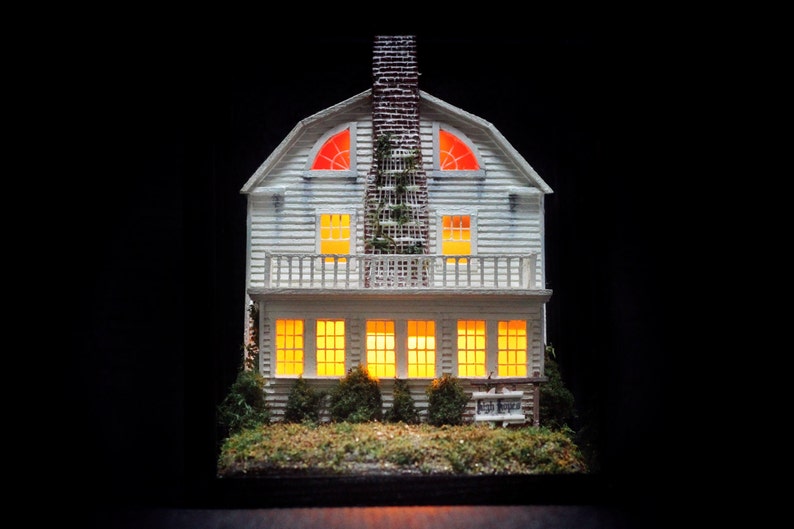 Amityville Horror House | Miniature Diorama House | Halloween R Amityville Horror House | Miniature Diorama House | Halloween R