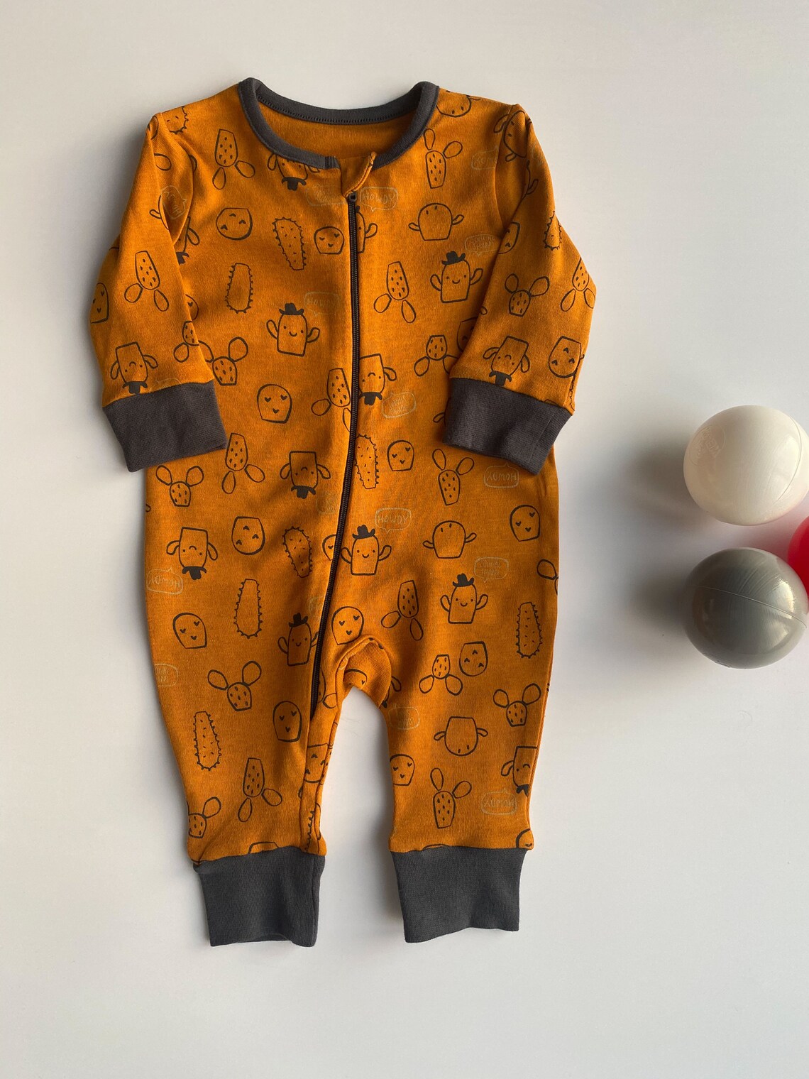 Unisex baby romper with ZipUp jumpsuit coverall / Etsy