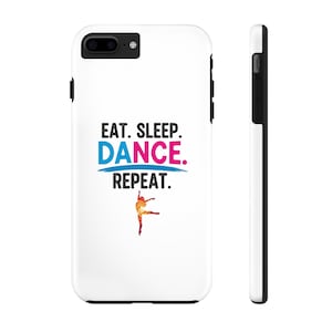Dance Passion Phone Cases, Tough Phone Cases for Dancers, Custom Dance Gifts, Fun Phone Accessories, Party Favors, Personalized Phone Covers