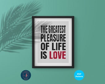 Patrón punto de cruz citas, patrón punto de cruz citas de motivación