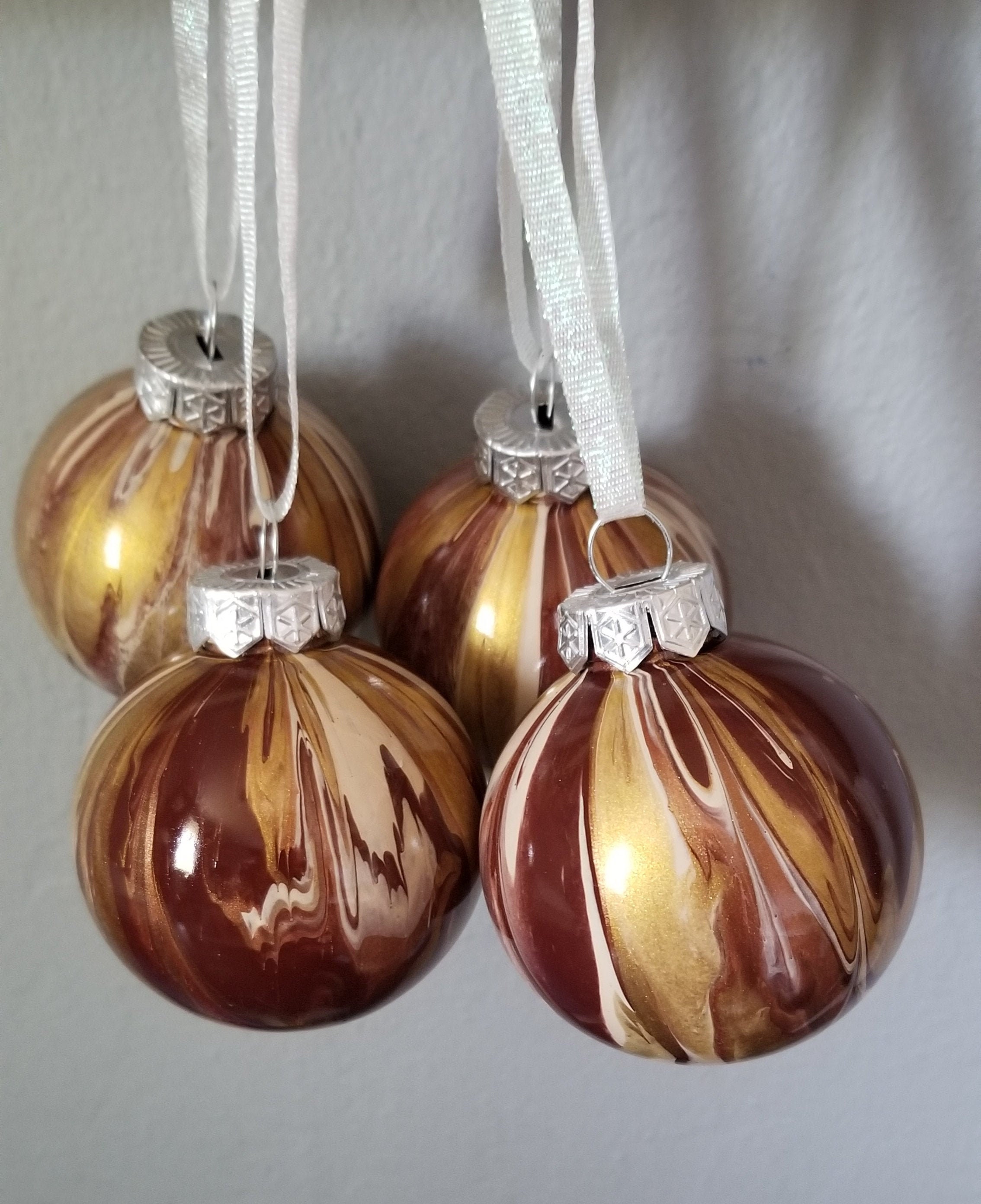 Shade of Brown Christmas Ornaments Etsy