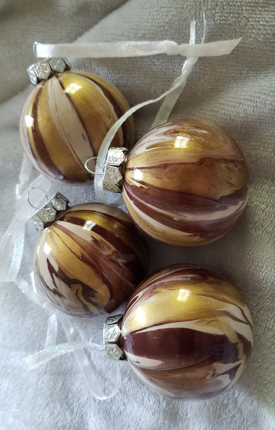 Shade of Brown Christmas Ornaments Etsy