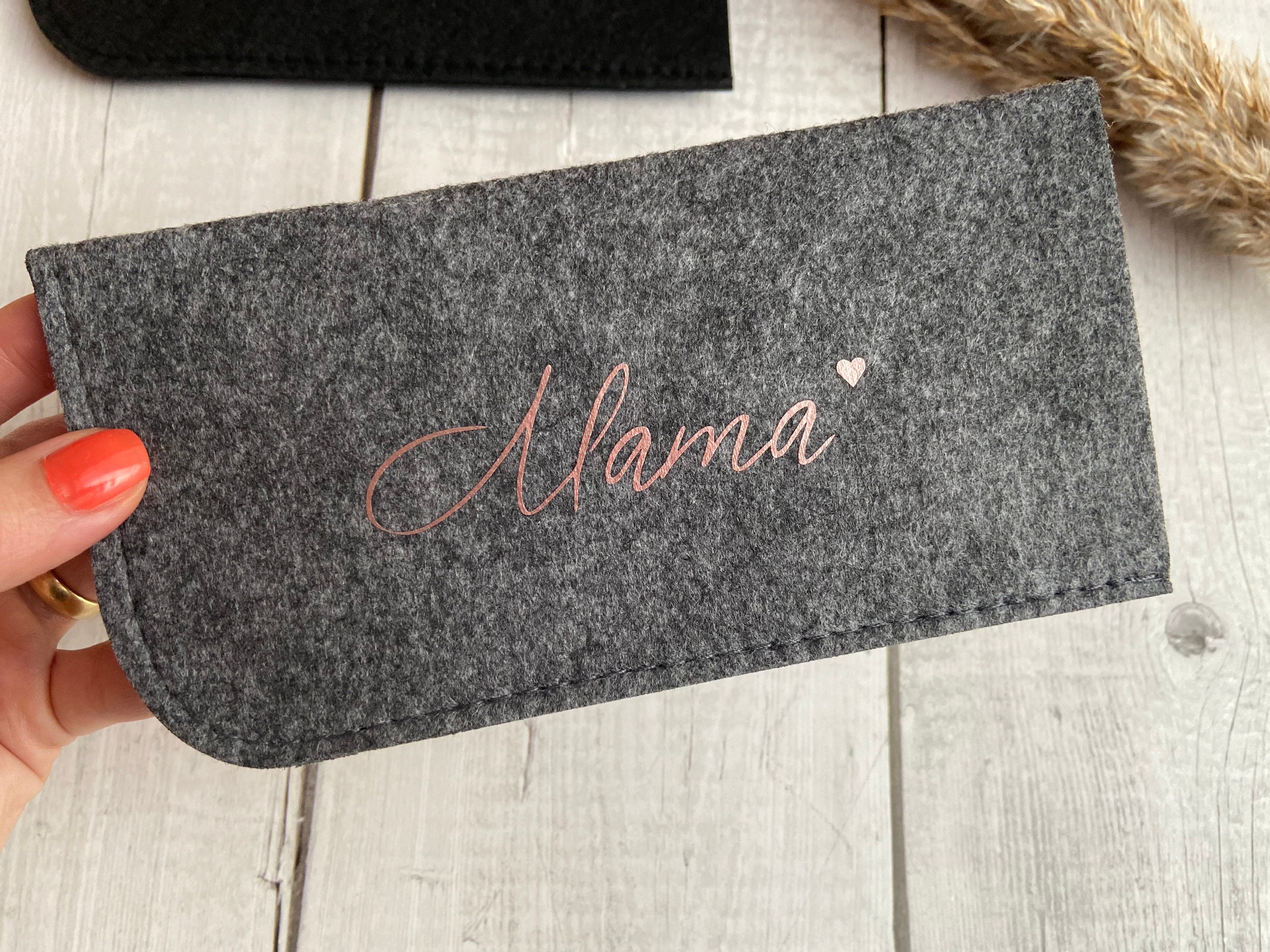 NeLi Brillenetui 'Beste Oma' - Filz Etui Als Geschenkidee Für Großeltern