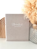 Personalized linen family register | Couple's binder | DIN A4 or A5 | Family documents | Wedding | Civil ceremony | Birth certificates product logo