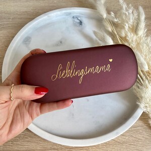 Brillenetui personalisiert mit Name oder Wunschwort Hartschale Geburtstag individuelle Geschenkidee Bild 6