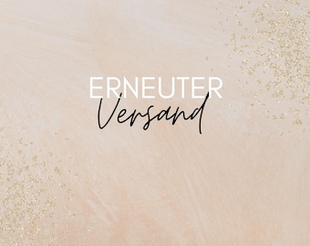 Versandkostenpauschale für erneute Zusendung