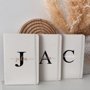 Gepersonaliseerd A5-notitieboekje gemaakt van 100% gerecycled PET | Cadeaus voor hem en haar | Verjaardag | Dagboek | Studie | Lijntjespagina's