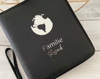 Travelorganizer personalisiert | Familienorganizer | Reiseunterlagen | personalisierte Geschenke | Reiseetui | Dokumentenmappe | Geburtstag