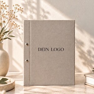 Leinen Dokumentenmappe A4 Spezialanfertigung auf Wunsch mit Logo | Personalisierbar |