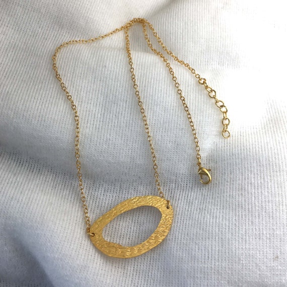 Gold Charm Necklace Jewelry Gift Gold Necklace Charm Etsy