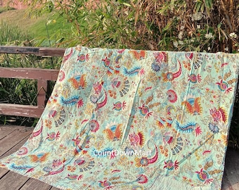 Sale on boho cotton blanket handmade beach throw gift for her