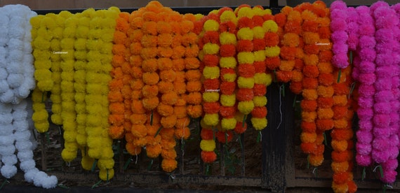Wholesale Marigold garland for day of the dead, Dia de Los Muertos altar. Day of the dead decor US SELLER