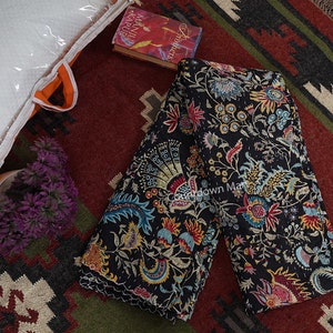 Indian Kantha Quilt Handmade Kantha Bedcover Indian Kantha Bedspread Throw Cotton Blanket Gudari Kantha King Size Indian Quilt