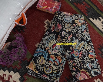 Cotton kantha quilt indian bedding bedspread hand stitched throw comforter with shams