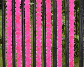 SALE ON Indian Mix Color Artificial Decorative Deewali Marigold Flower Garland Strings for Christmas Wedding Party Decoration Diwali
