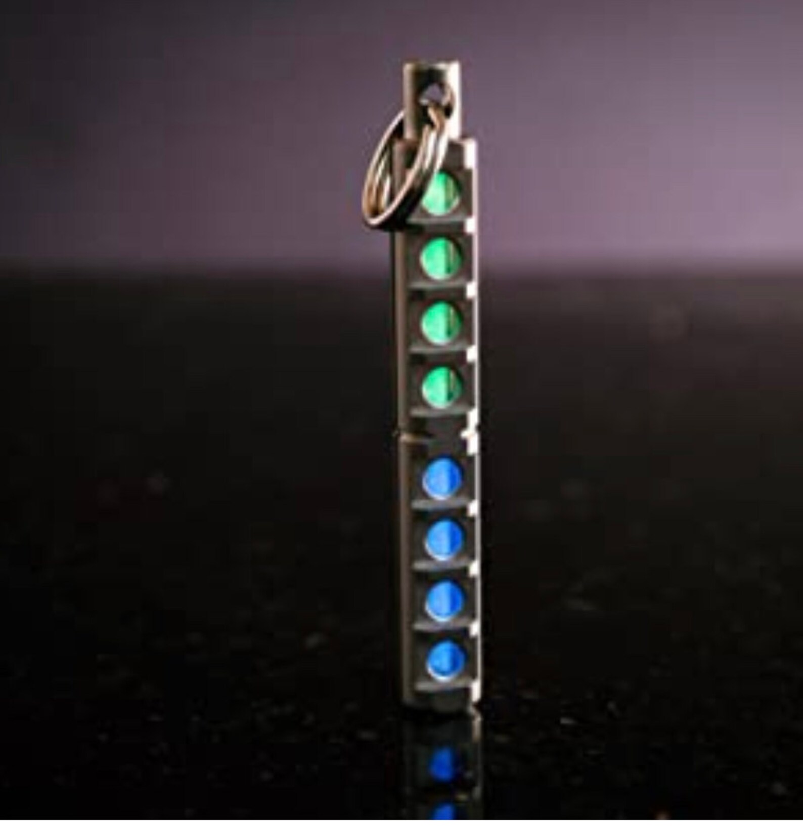 XL Titanium Tritium Keychain Fits two 3 X 22.5mm vials not Etsy