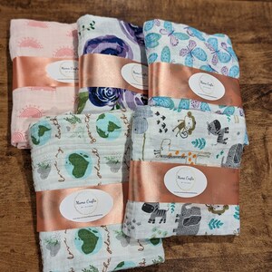 Large Swaddle Baby Blanket, nursing cover, car seat cover. Various patterns!