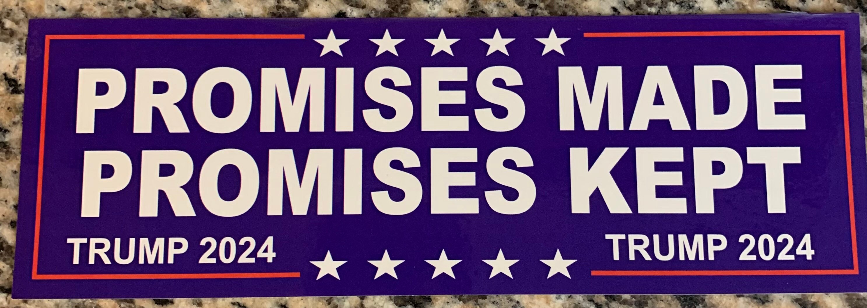 3pack Trump 2024 Bumper Stickers Etsy