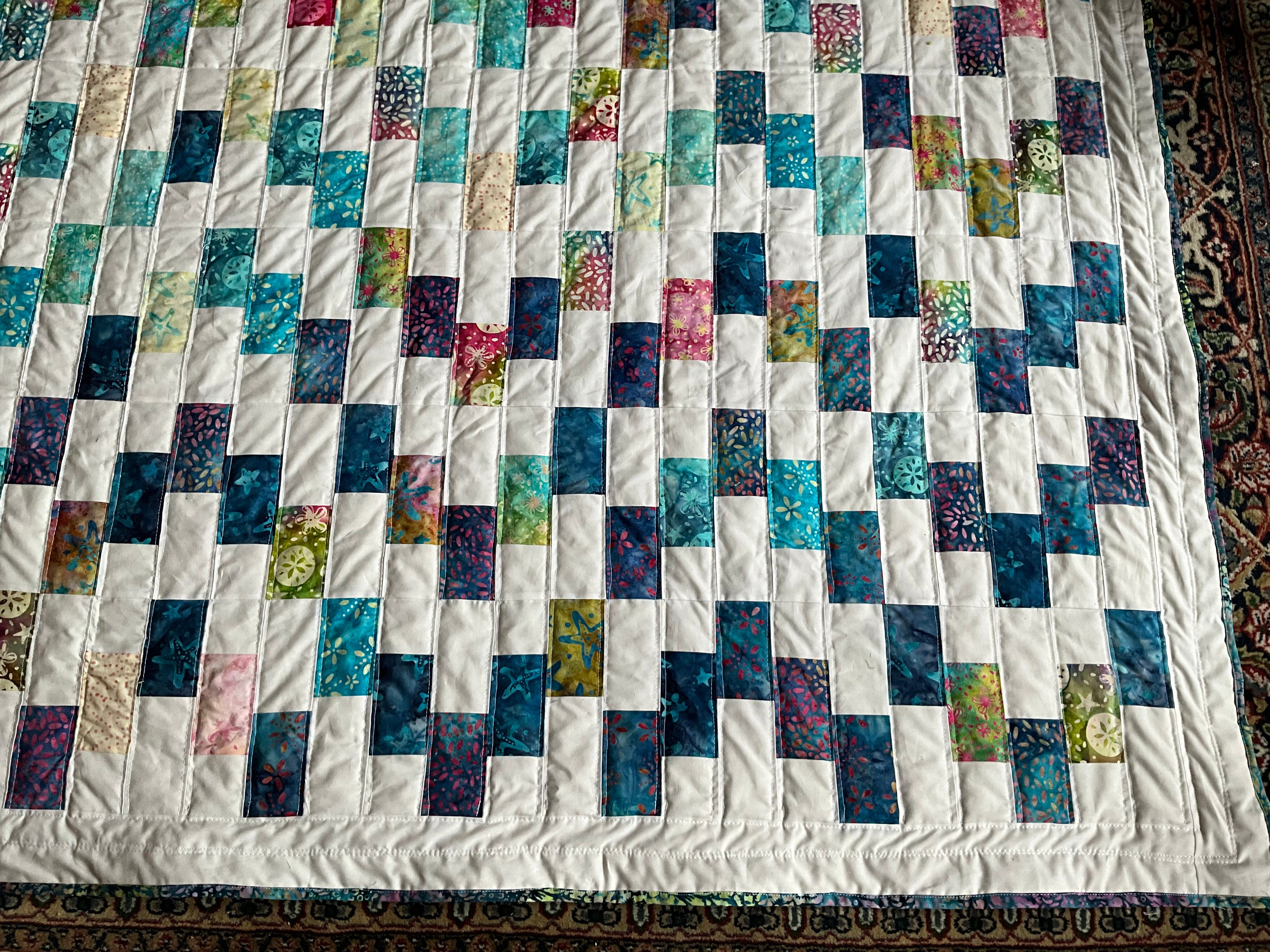 Beautiful Bargello Waterfall Quilt Etsy