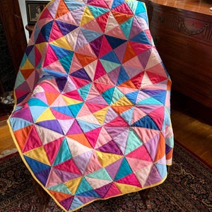 Alla mina favoritfärger - 122 x 102 cm täcke