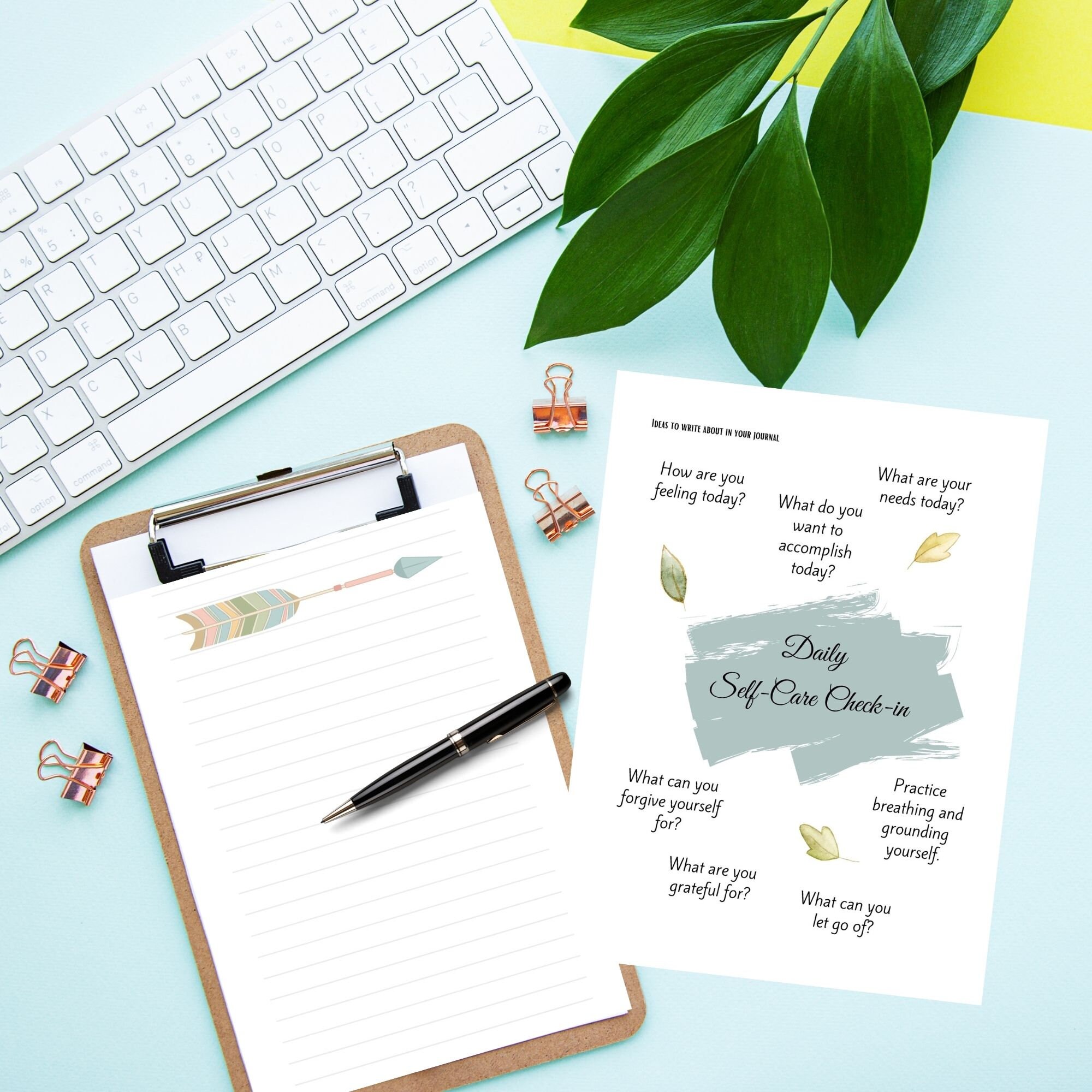 Coping Skills Printable Journal Preteens to Adults, Safety Crisis Plan