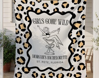 Girls Gone Wild Bachelorette Banner, Personalized Bachelorette Banner, Girls Gone Wild Bachelorette Party Decor