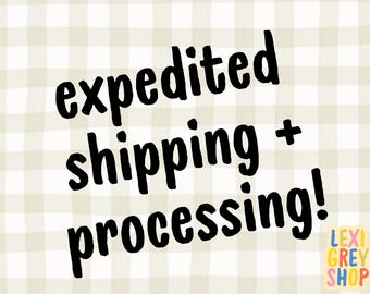 Can Cooler Shipping Upgrade - Expedited Processing - Message me prior!