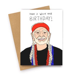 Tenha um lindo cartão de aniversário WILLIE