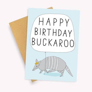 Alles Gute zum Geburtstag Buckaroo Karte