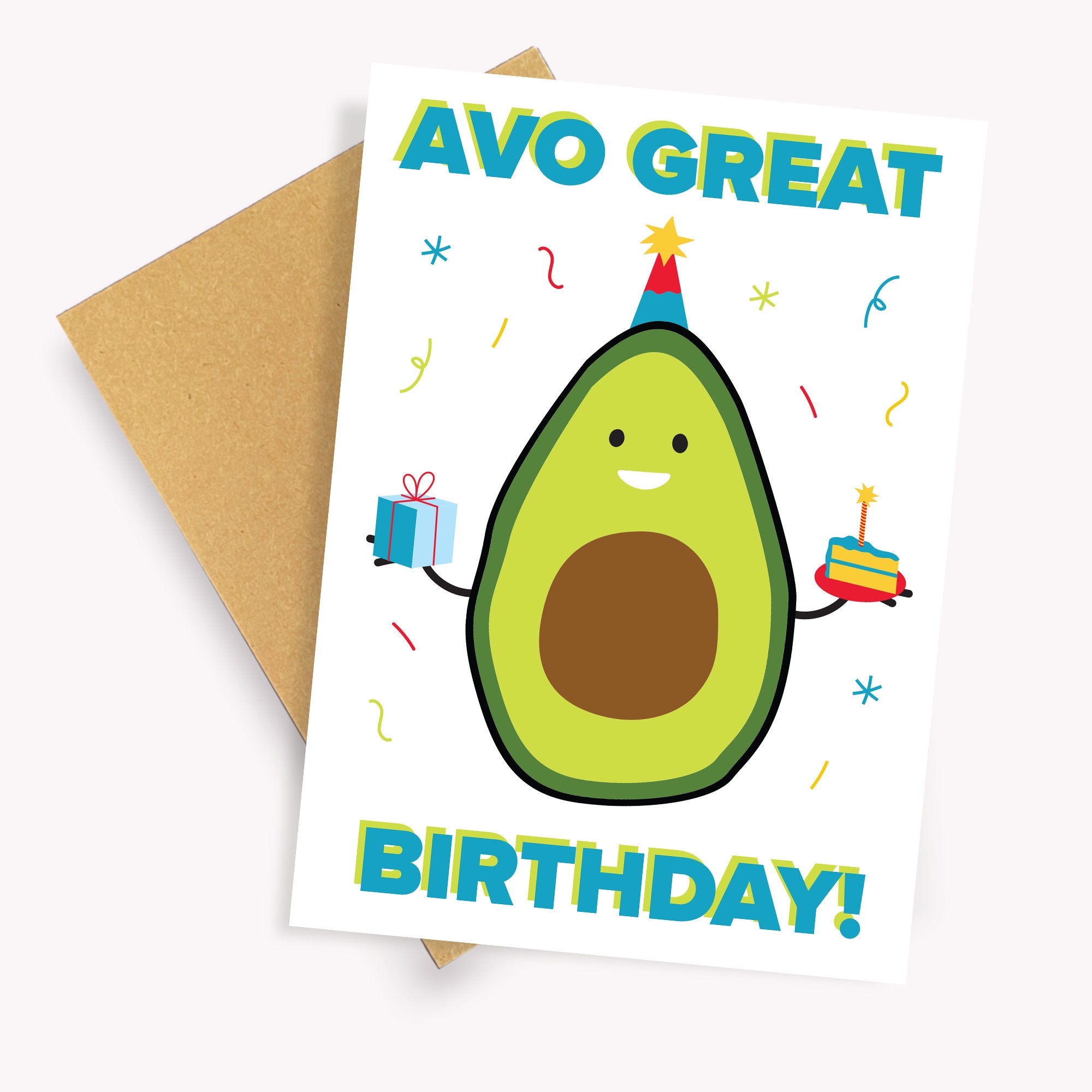Avo Great Birthday Greeting Card - Etsy