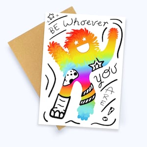 Rainbow Friend Greeting Card