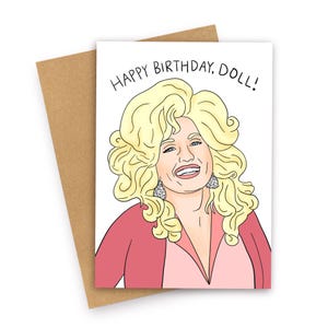¡Feliz cumpleaños, muñeca! Tarjeta