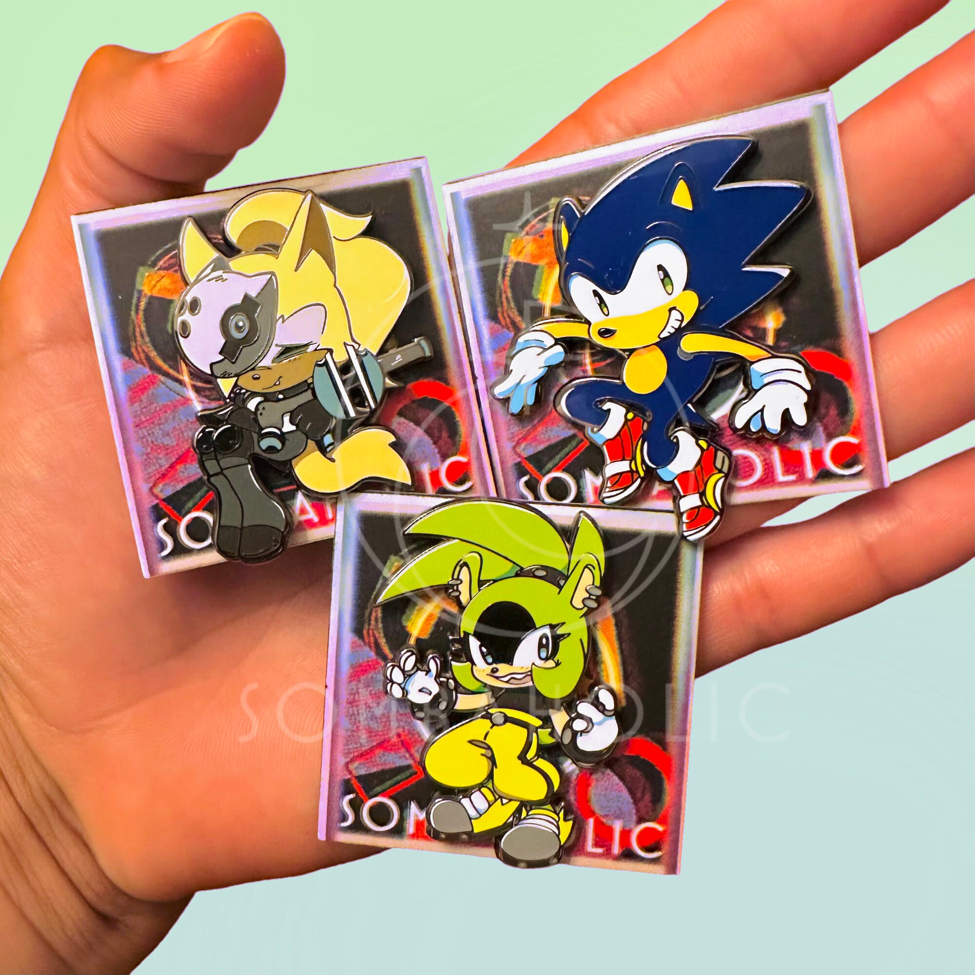 Custom Sonic the Hedgehog Funkos Set 2 Antoine Surge Super 