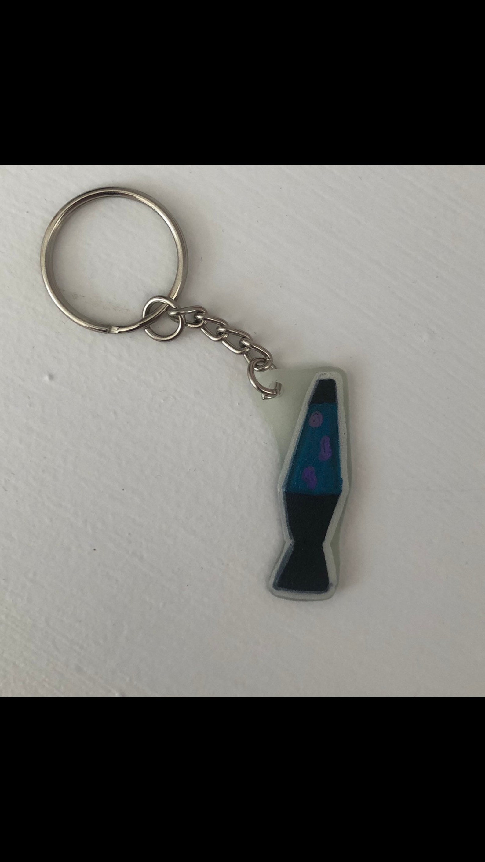 Lava lamp Keychain Etsy