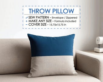 Naaipatroon patchworkkussen: zelfstudie sierkussen (pdf-download)