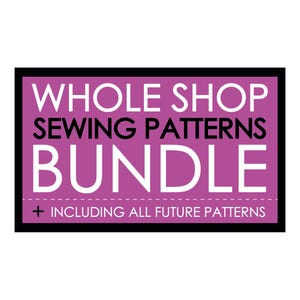Whole Shop Bundle | Home Decor Easy Sewing Projects, DIY Cushion Cover, Throw Pillow, Pouf, Floor Cushion, Bolster, Backrest Pillow Pattern