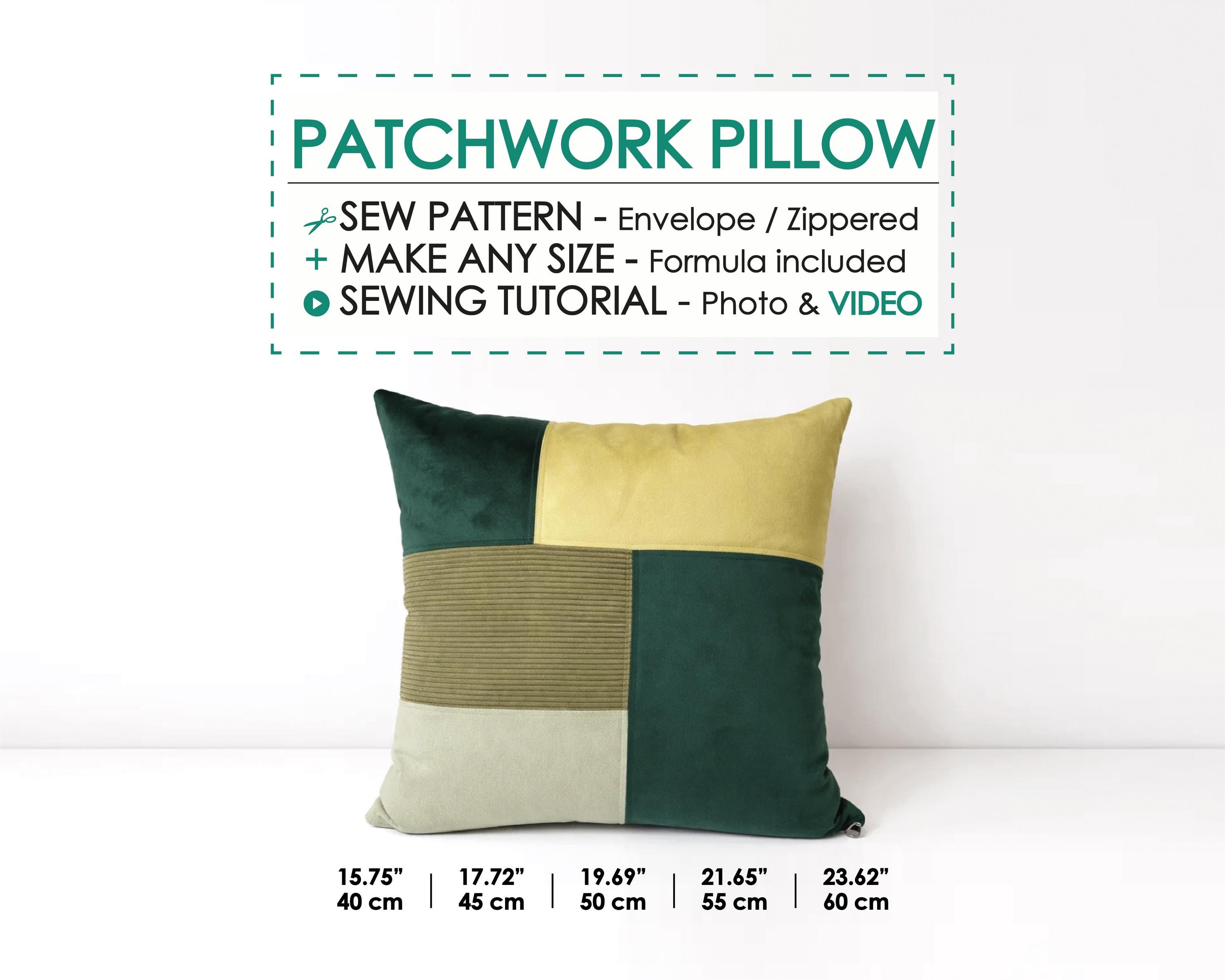 Patchwork Pillow Cover - Etsy
