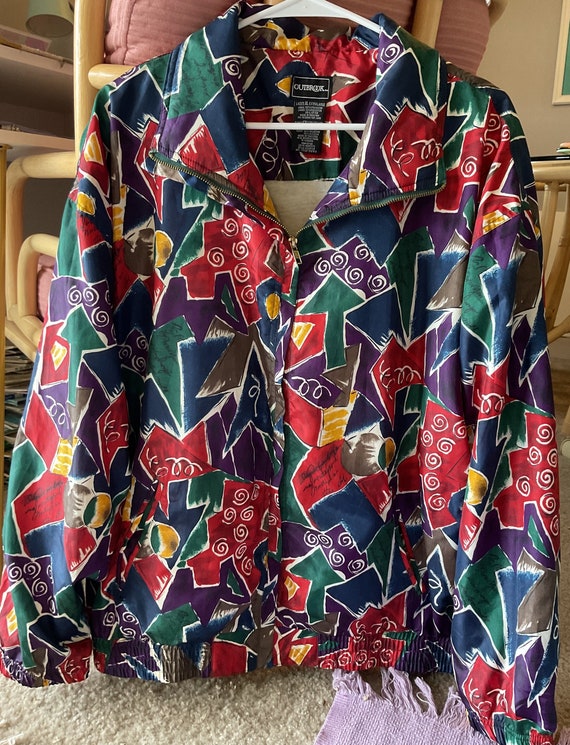 Colorful Vintage windbreaker