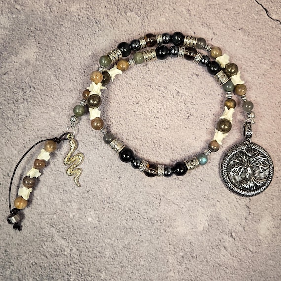Jormungandr Norse God Prayer Beads