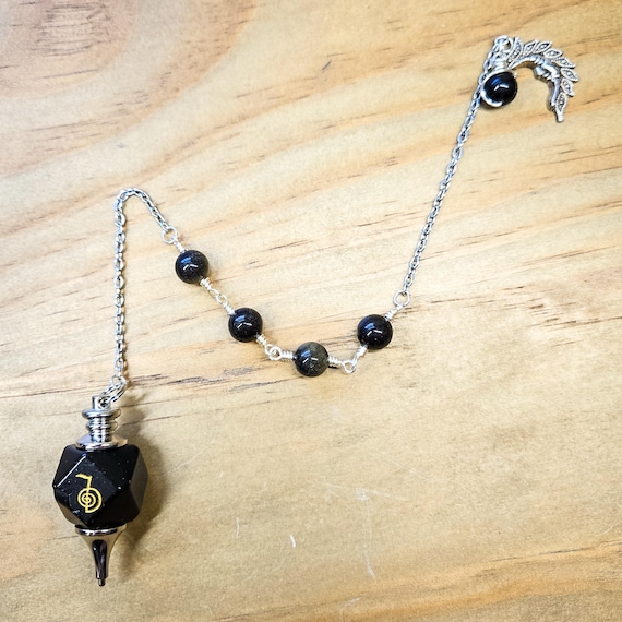 Black Obsidian Reiki Pendulum