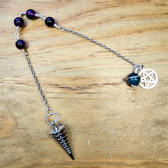 Aurora Tiger's Eye Pendulum